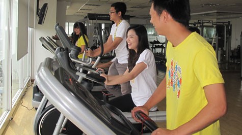 Tập thể dục mỗi ngày giúp tinh thần sảng khoái và sức khỏe dẻo dai.